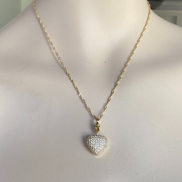 FAC 3 Piece Swarovski Pendant & Necklace NWT - Picture 5 of 9